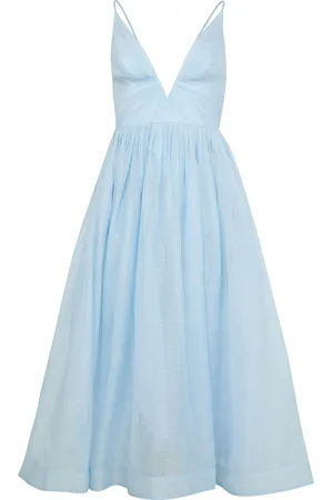 ZIMMERMANN Illuminate V-neck midi dress
