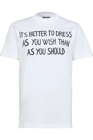 Moschino Organic cotton jersey t-shirt