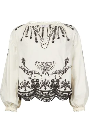 Sea New York Kingsley embroidery blouse