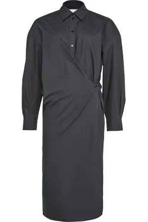 LEMAIRE Straight collar twisted dress