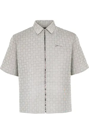 Givenchy Zipped shirt in monogram 72 jacquard