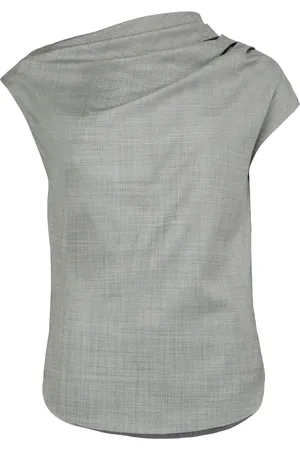 Loulou Studio Lyra draped sleeveless blouse