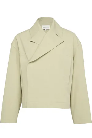 Loulou Studio Coen short cotton jacket