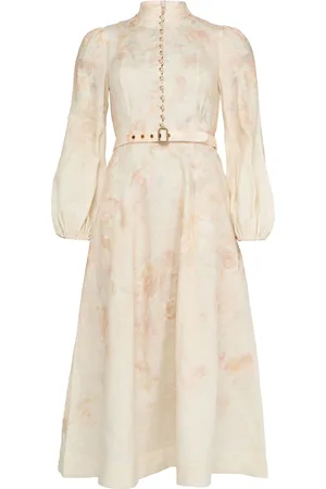 ZIMMERMANN Robe midi boutonnée Crush