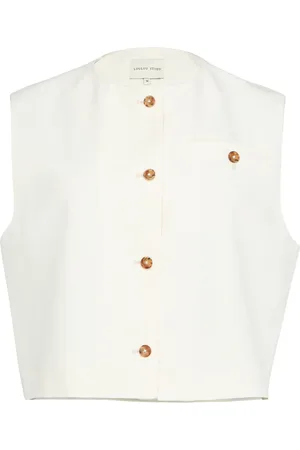 Loulou Studio Esme viscose round neck vest