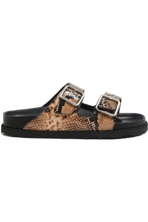 Birkenstock Arizona snake leather sandals