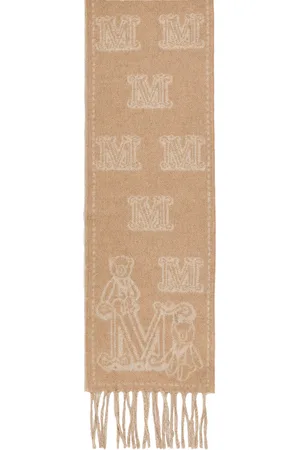 Max Mara Wsanima logo scarf