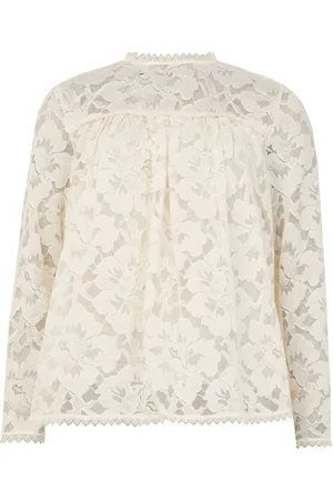 ZIMMERMANN Illuminate lace gathered top