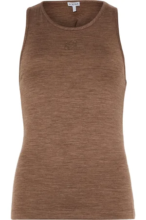 Loewe Anagram wool vest top