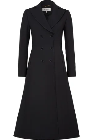 Chloé Long belted coat in polyester