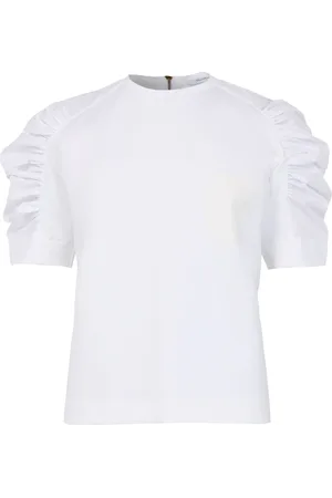 Max Mara Poplin balloon sleeve t-shirt