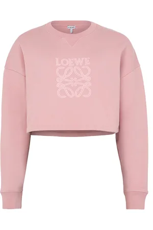 Loewe Cropped cotton sweatshirt
