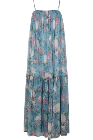 Chloé Printed long dress in cotton