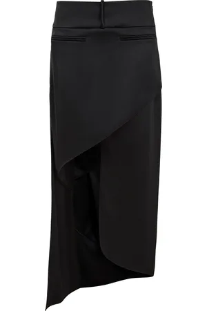 Courrèges Infinity Heritage satin skirt