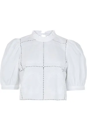 Skall Studio Anemone crop blouse