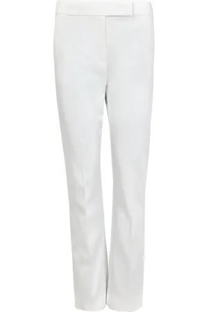 Max Mara Okra cotton cigarette pants