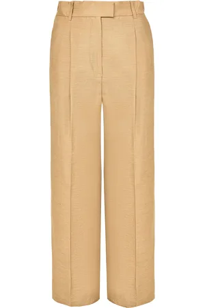 Max Mara Efedra linen silk cigarette pants
