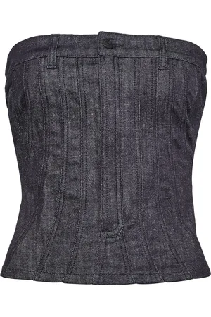MUGLER Denim top