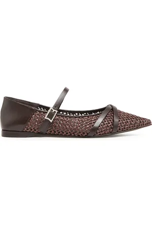Max Mara Woven flat ballets