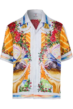 Casablanca Short sleeve cuban collar shirt