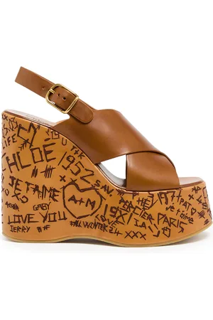 Chloé Maxime wedge sandals 130