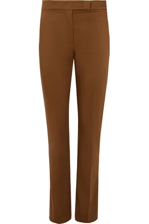 Max Mara Okra cotton cigarette pants