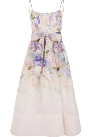 ZIMMERMANN Dawning corset midi dress