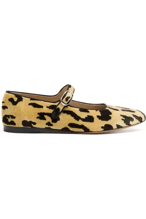 Le Monde Beryl Mary Jane Bevilacqua velvet ballet flats