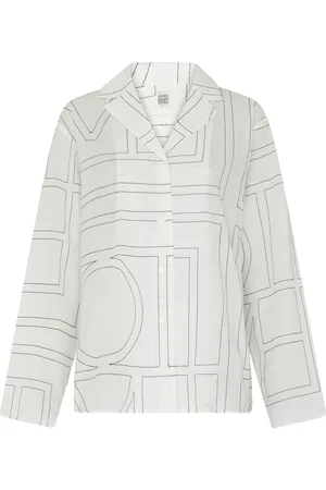 Totême Monogram cotton pyjama top