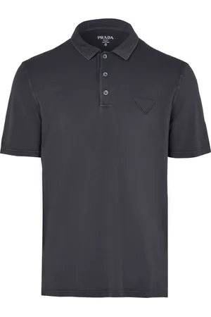 Prada Polo shirt with mother-of-pearl buttons