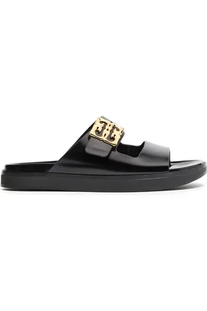 Givenchy 4G Liquid flat leather mules