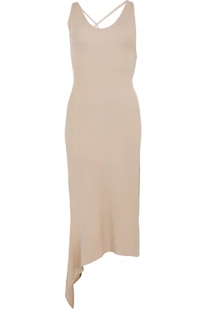 Courrèges Undressed crepe jersey long dress