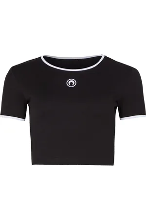 Marine Serre Moon logo cropped top