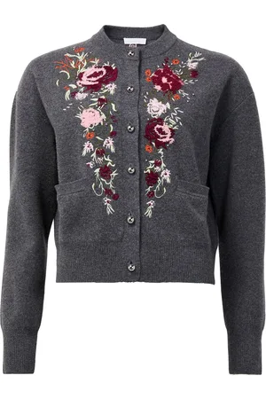 Paco rabanne Cardigan with floral embroidery