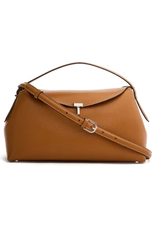 Totême T-Lock leather shoulder bag