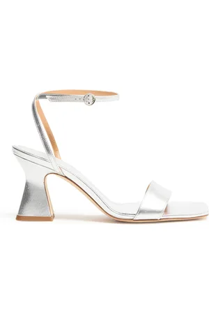 Aeyde Fenna laminated nappa leather sandals