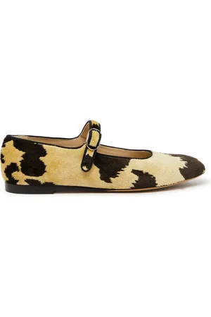 Le Monde Beryl Mary Jane Bevilacqua velvet ballet flats
