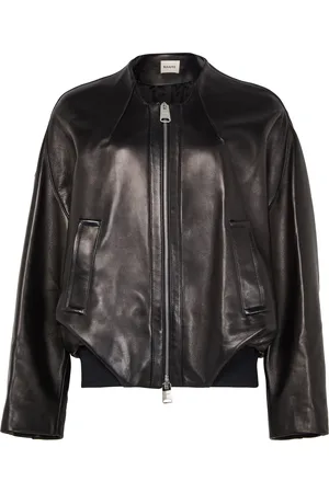 Khaite Hewit leather jacket