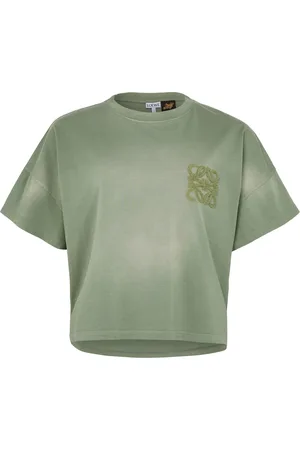 Loewe Cropped cotton t-shirt