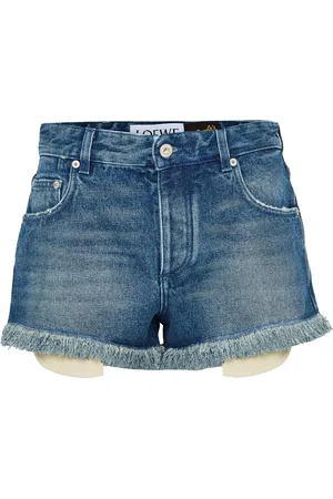 Loewe Anagram denim shorts