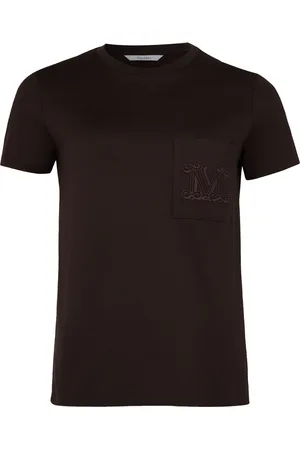Max Mara Papaia logo t-shirt with pocket