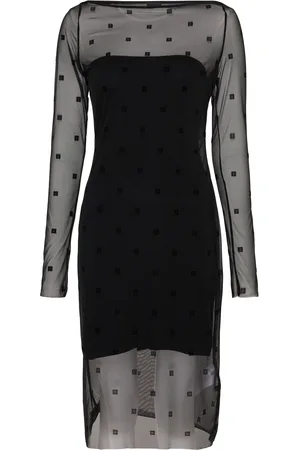 Givenchy 4G lace and diamanté midi dress