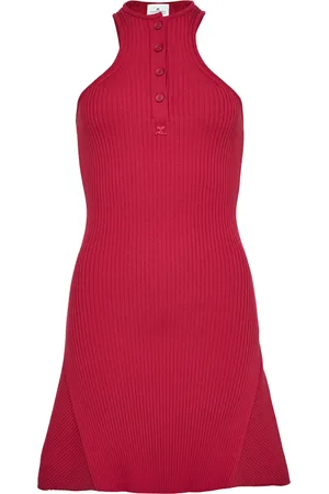 Courrèges Scuba rib knit dress