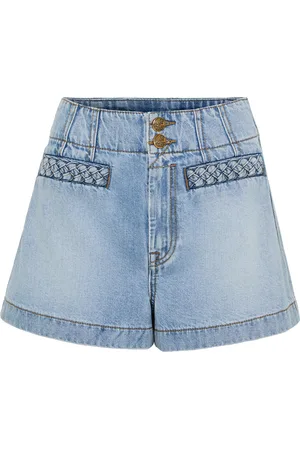 ZIMMERMANN Lucky denim shorts