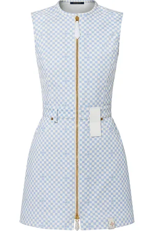 LOUIS VUITTON Damier Zip-Up Dress