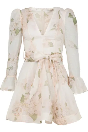 ZIMMERMANN Balance long sleeves mini dress