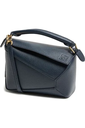 Loewe Puzzle Edge grained calf leather mini bag