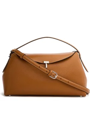 Totême T-Lock leather shoulder bag