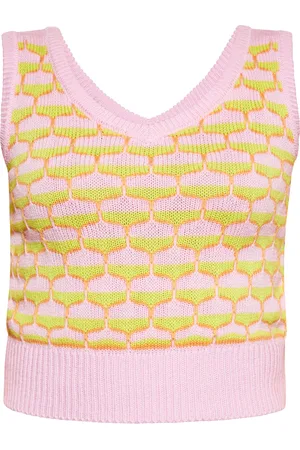 Swirly Gebreide bodywarmer