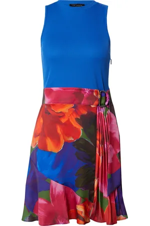 Ted Baker Anastai mini jurk van crêpe met volant • Donkerrood • de Ted Baker Anastai mini jurk van crêpe met volant • Donkerrood • de